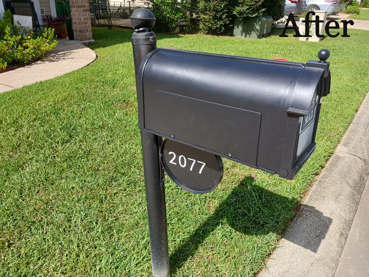 New black mailbox installed at 2077